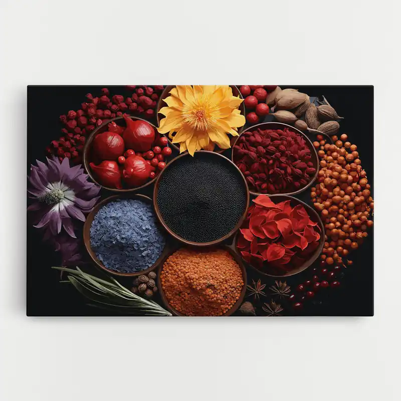 Leinwandbild Autumn Color Spices Angebot