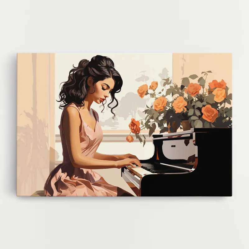 Leinwandbild Singer Painting Rabatt