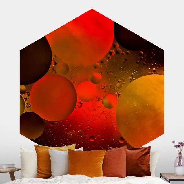 Zertifiziert Astronomisch Hexagon Fototapete