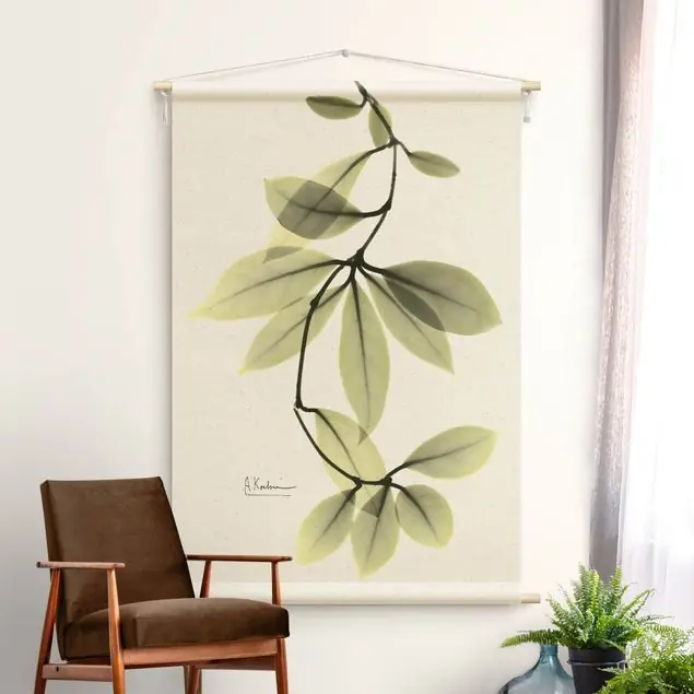X-Ray - Porzellanblumenblätter                               Wandteppich Meistverkauft