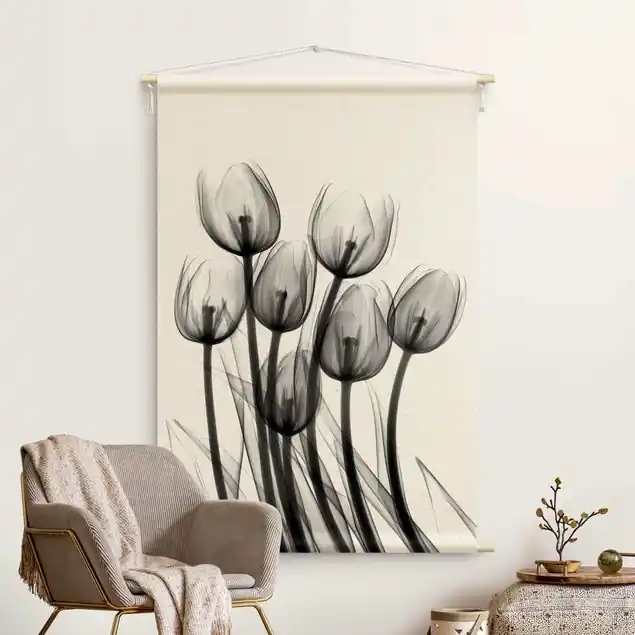 X-Ray - Tulpen                               Wandteppich Bestseller