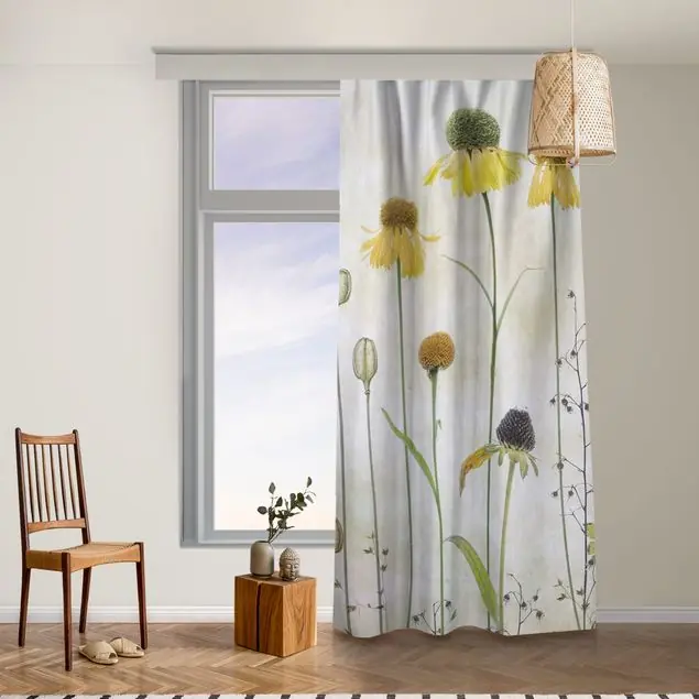 Zarte Helenium Blüten Vorhang – Lichtdämpfender Samt Beliebt