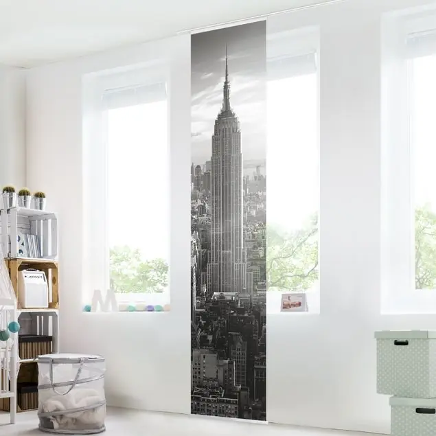 Wochenendangebot Manhattan Skyline Schiebegardine Set