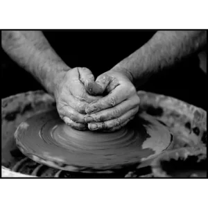 Working In Clay Poster Top-Preis
