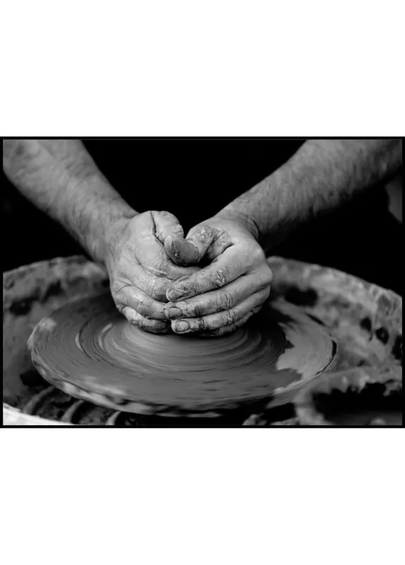 Working In Clay Poster Top-Preis