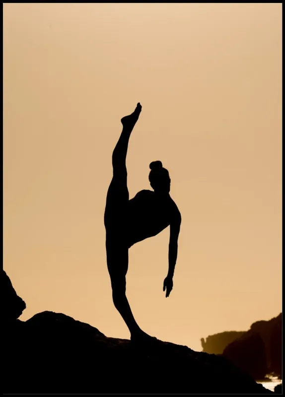 Gymnastic Girl In Sunset Poster Online Kaufen