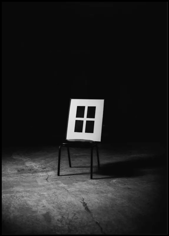 Window On Chair Poster Bestseller