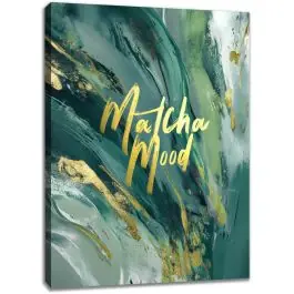 Must-Have Leinwandbild Matcha Mood enstpannte Matcha Kunst