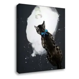 Expressversand Leinwandbild Spilled Milk Cat