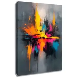 Abstrakte Leinwandbilder Farbwelten grau Top-Seller