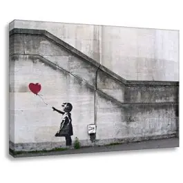 Highlight Banksy kunstdruck auf Leinwand Always Hope