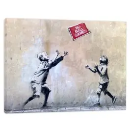 Banksy No Ball Games - Kunstdruck Bestseller