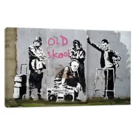 Rabatt Banksy Old Skool - Leinwanddruck
