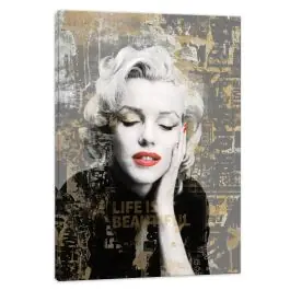 Direktkauf Marilyn - Close eyes - Wohnzimmerbild