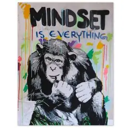 Preisreduziert Mindset is everything - Wandbild von Kölner Künstler