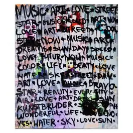 Sonderangebot Abstrakte Kunstdrucke Musik Art Love