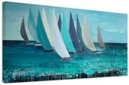 Kunstdruck - Segelboot - Wandbild - Leinwand - Bild Sofort Bestellen