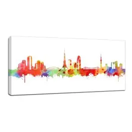 Zertifiziert Tokio Skyline - Weiss