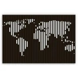 Wochenendangebot Weltkarte Stripes