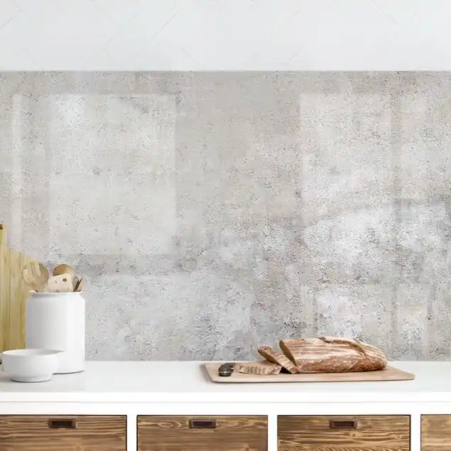 Shabby Betonoptik                               Küchenrückwand Kostenfreie Lieferung