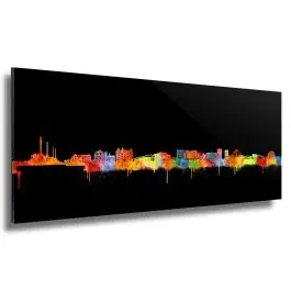 Wolfsburg Skyline Neon Acrylglas mit Alu-Dibond Top-Angebot