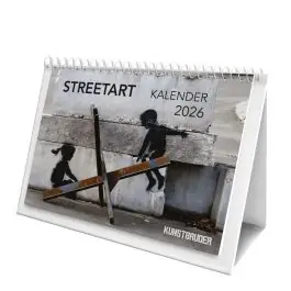 Tischkalender Kalender 2026 A5 - Moderner Wandkalender - Geschenkidee banksy Art Geprüft