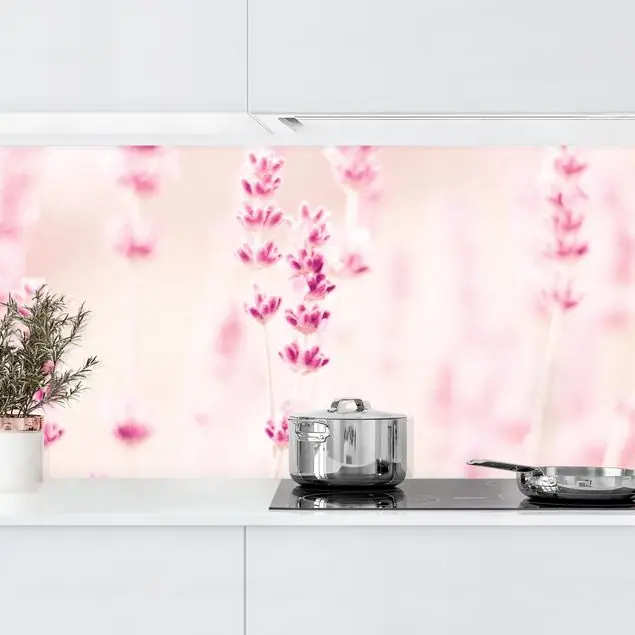 Zartrosaner Lavendel Küchenrückwand Garantierte Lieferung