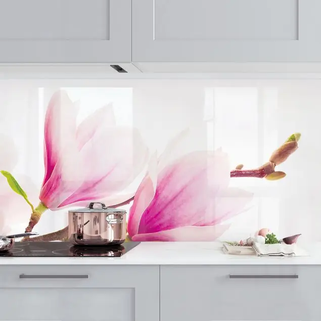 Zarter Magnolienzweig Küchenrückwand Sale