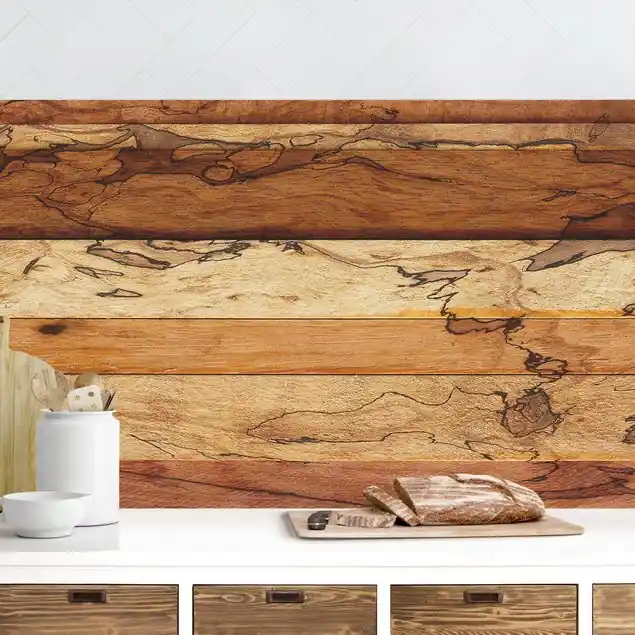 Woody Flamed Küchenrückwand Sonderangebot