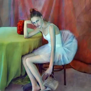 Jetzt Kaufen Ballerina on Red