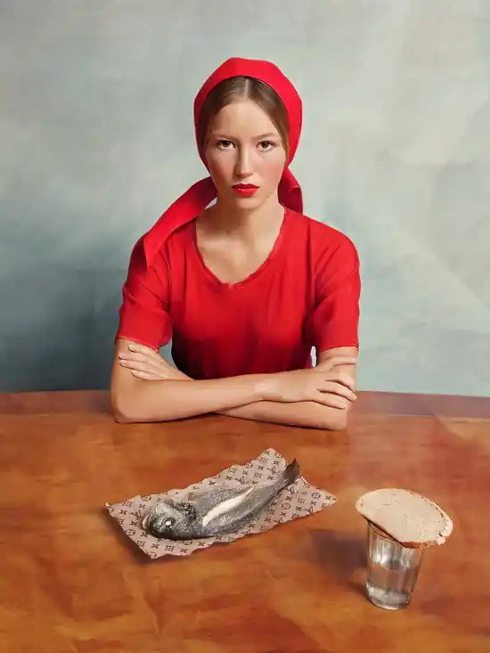 Aktuell Girl with a Fish