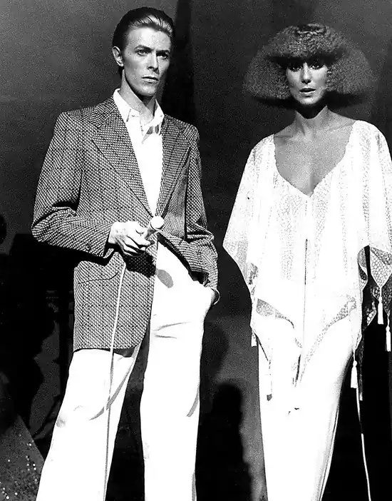 Kracherpreis Cher and David Bowie