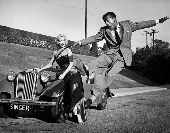 Marylin Monroe and Sammy Davis by Frank Worth Must-Have
