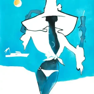 Expressversand Girl with a yacht