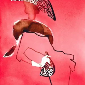 Nur Heute Sonia Rykiel dress with fur and a studded hat