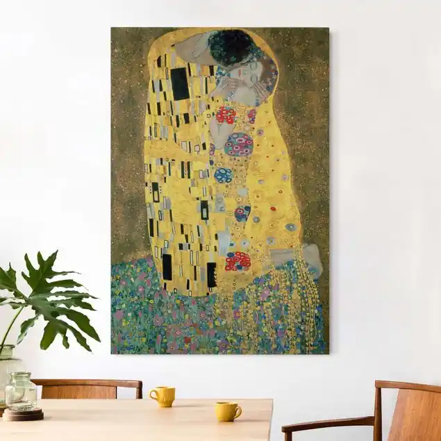 Gustav Klimt - Der Kuß                               Akustikbild Gratis Versand