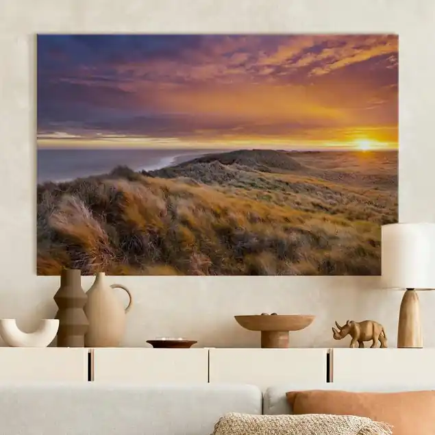 Garantierte Lieferung Sonnenaufgang am Strand auf Sylt Akustikbild