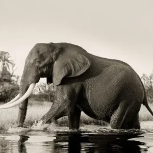 Big Tusker Elephant Bull Saisonangebot