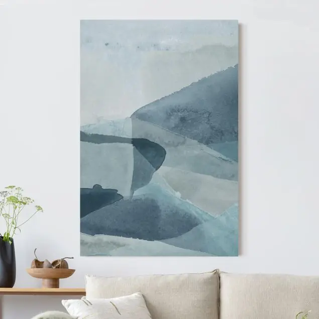 Wogen in Blau I Akustikbild Finale Aktion