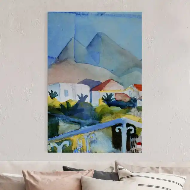 August Macke - Saint Germain bei Tunis                               Akustikbild Zertifiziert