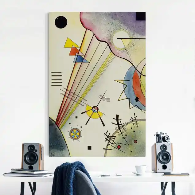 Wassily Kandinsky - Deutliche Verbindung                               Akustikbild Echt
