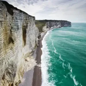 Abverkauf Chalk Cliffs, Normandy, France