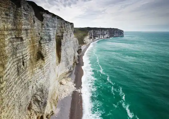Abverkauf Chalk Cliffs, Normandy, France