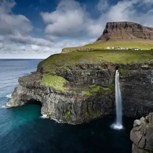 Múlafossur Waterfall, Faroe Islands Mega-Angebot