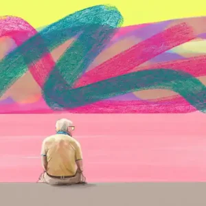 Kostenloser Versand Hockney by the sea