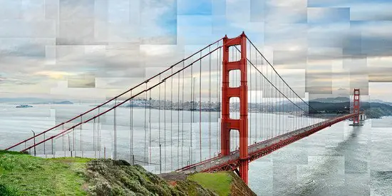 Kostenloser Rückversand Golden Gate Panoramic