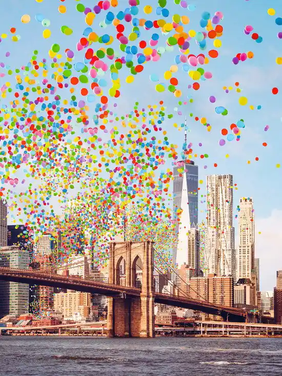 Brooklyn Bridge Balloons Solange Der Vorrat Reicht