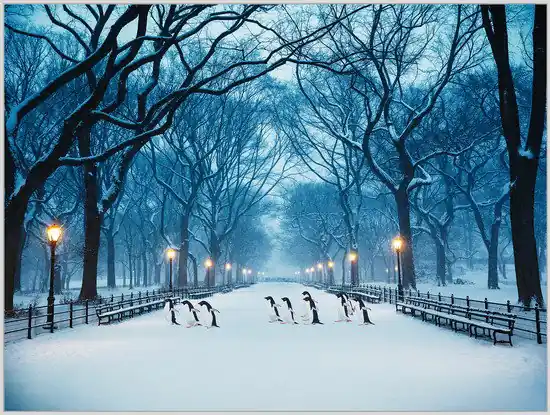 Neuheit Central Park Penguins 2