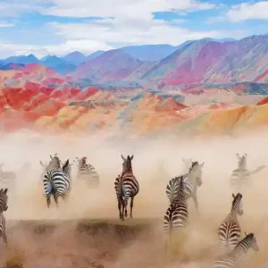 Colorful Zebras Abverkauf