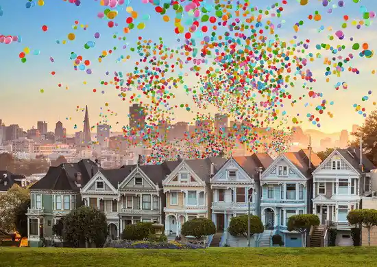 Kostenloser Rückversand San Francisco Balloons